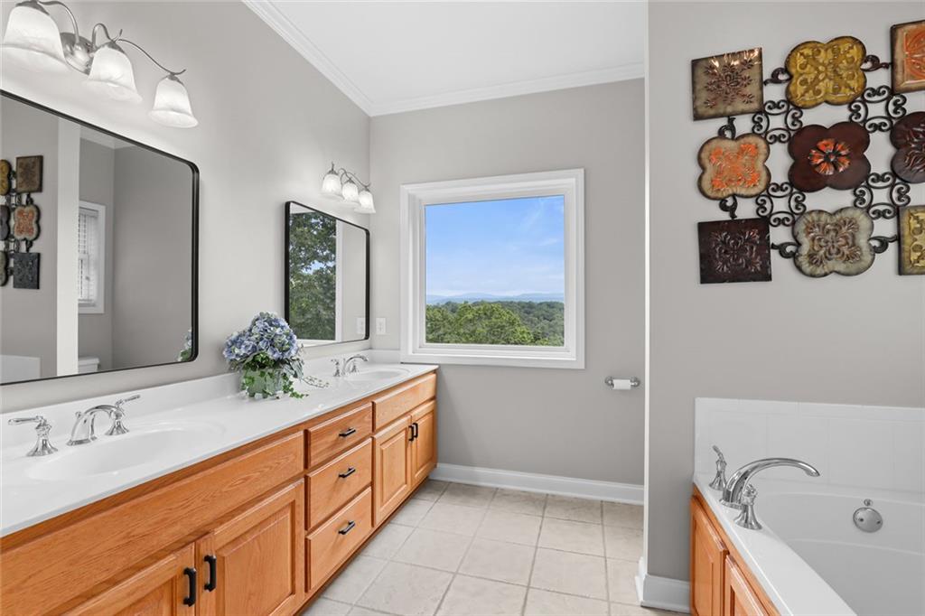 1168 Highland Road Sautee Nacoochee, GA 30571 - Photo 28 of 65 a bathroom with a sink and a mirror