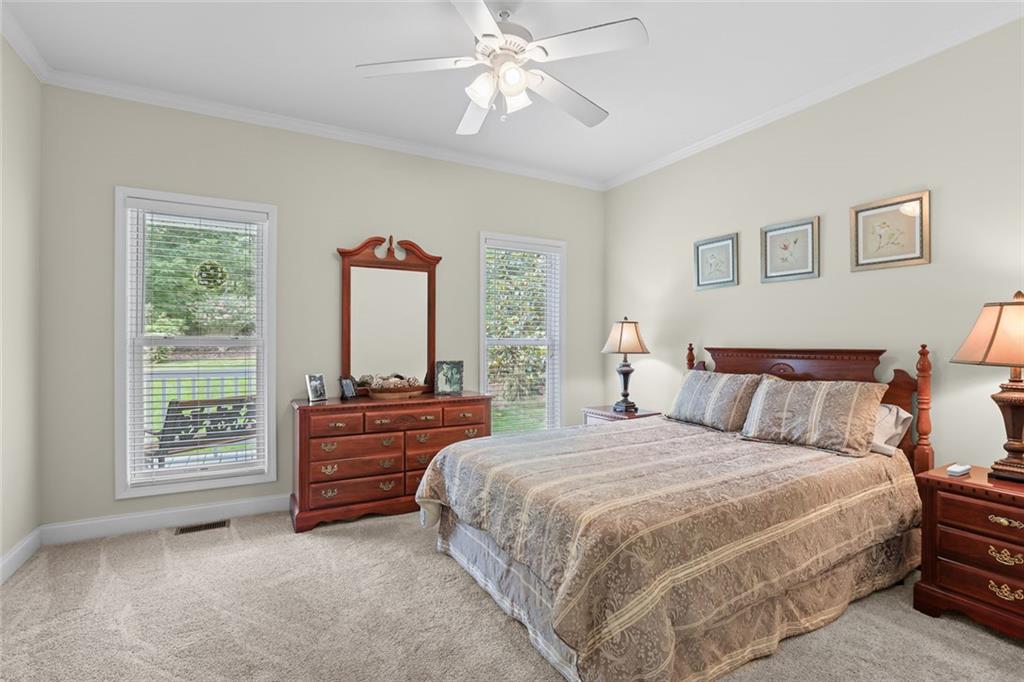 1168 Highland Road Sautee Nacoochee, GA 30571 - Photo 31 of 65 a bedroom with a bed and a window