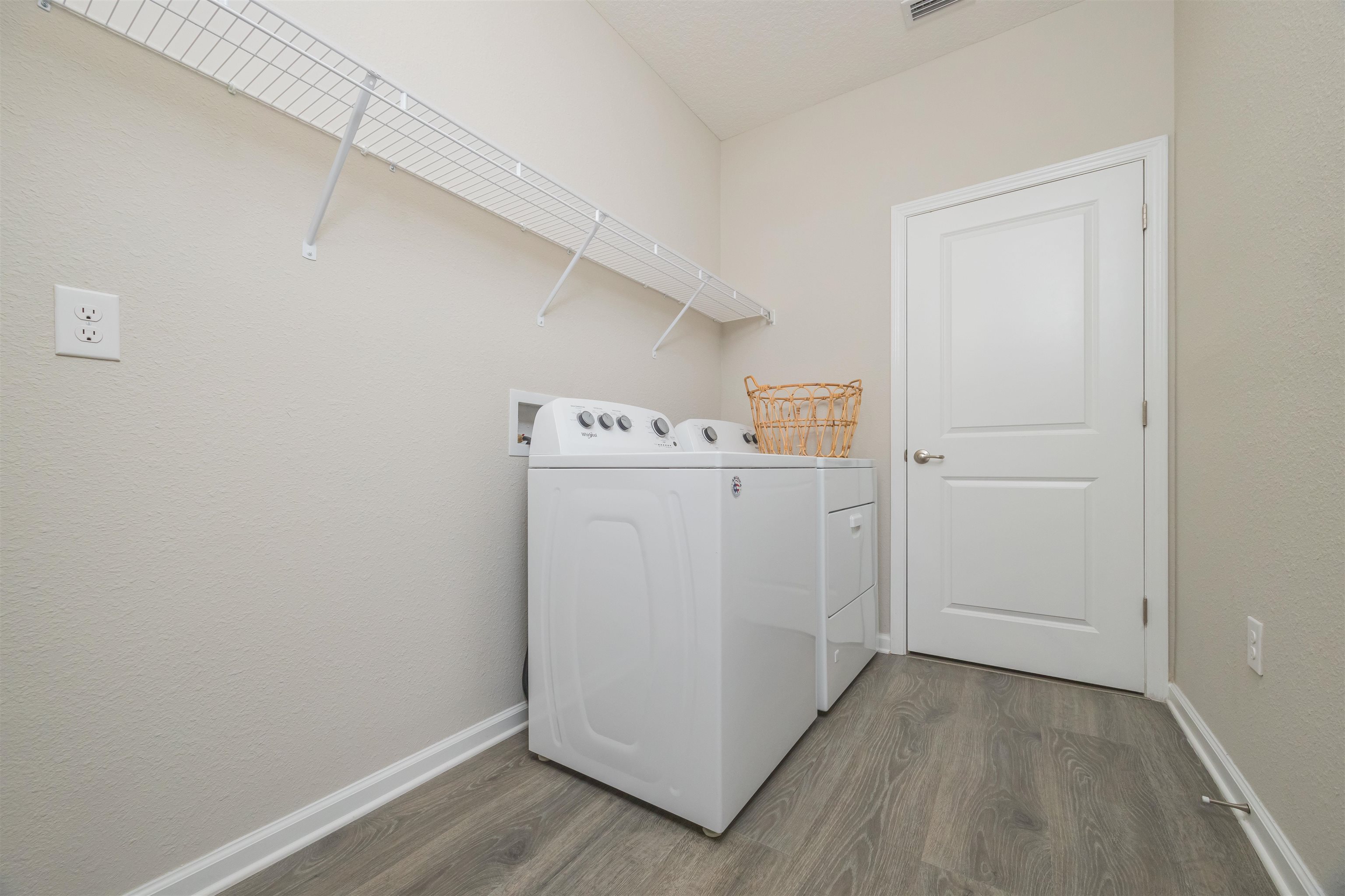 98 Windermere Way St. Augustine, FL 32095 - Photo 43 of 76 a view of a storage & utility room with a washer dryer