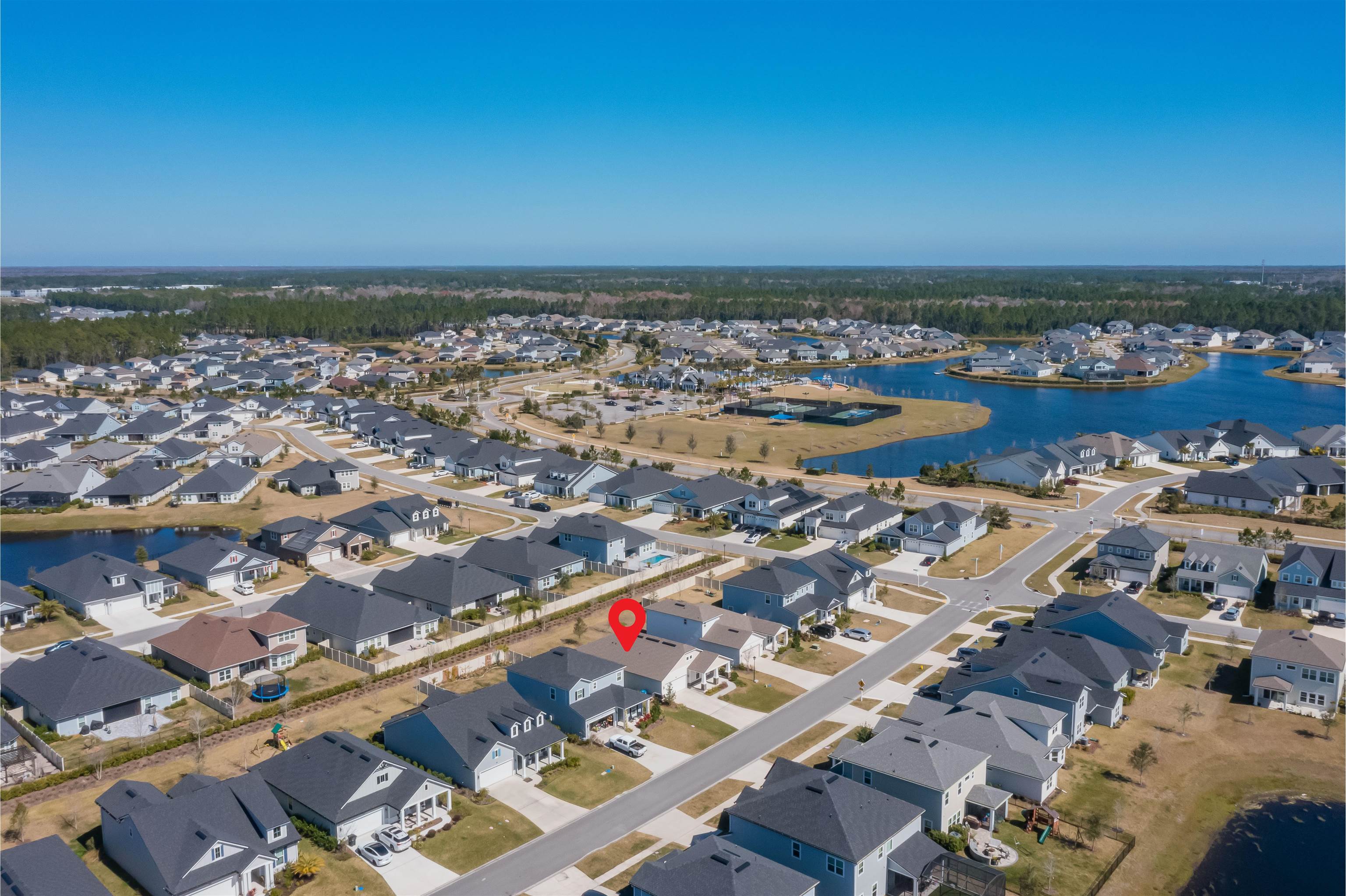 98 Windermere Way St. Augustine, FL 32095 - Photo 54 of 76 an aerial view of a city