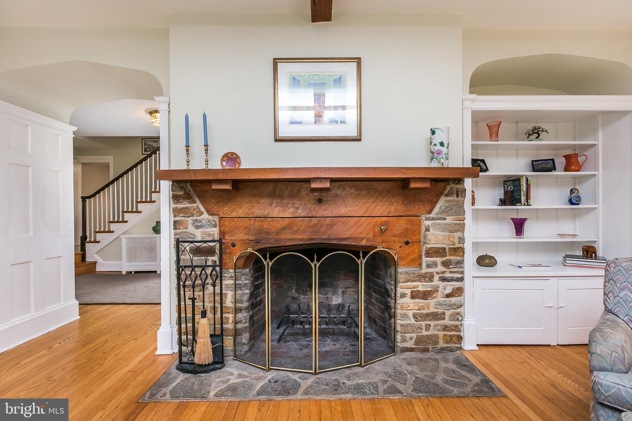 207 Tunbridge Road Baltimore, MD 21212 - Photo 5 of 43 The fireplace boasts the original wood mantel