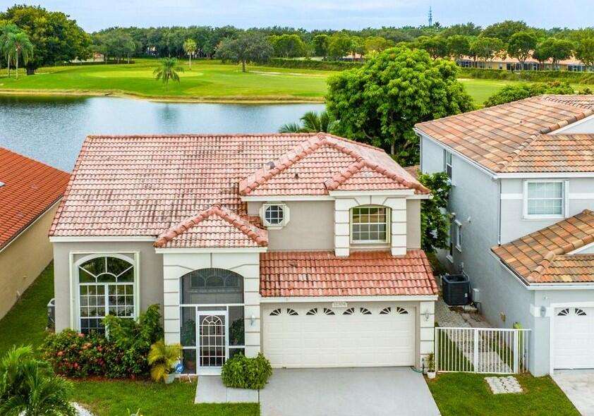 12304 Wedge Way Boynton Beach, FL 33437 - Photo 6 of 51 12304 Wedge Way ~ Front CloseUp Aerial