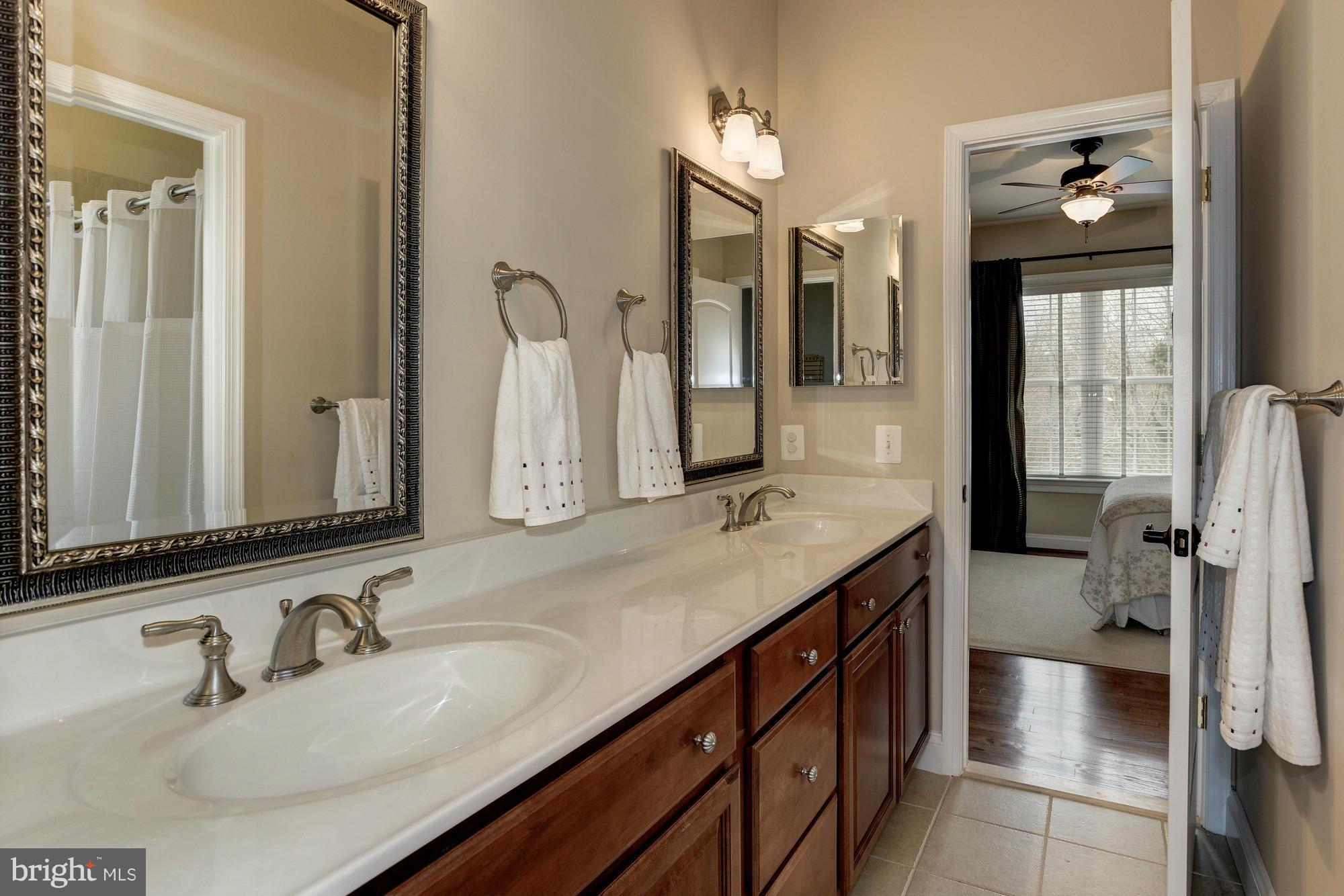 3627 Folly Quarter Road Ellicott City, MD 21042 - Photo 21 of 30 Jack & Jill Bathroom