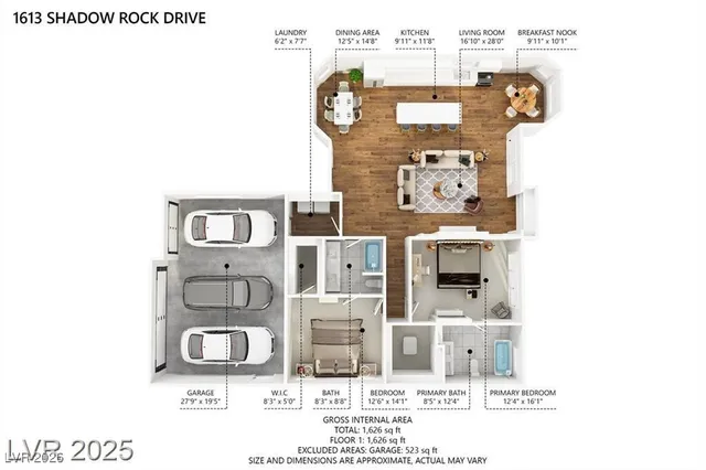 $819,000 | 1613 Shadow Rock Drive, Las Vegas, NV 89117
