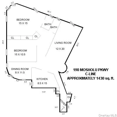 $359,000 | 190 East Mosholu Parkway South, Unit 3C | Bedford Park