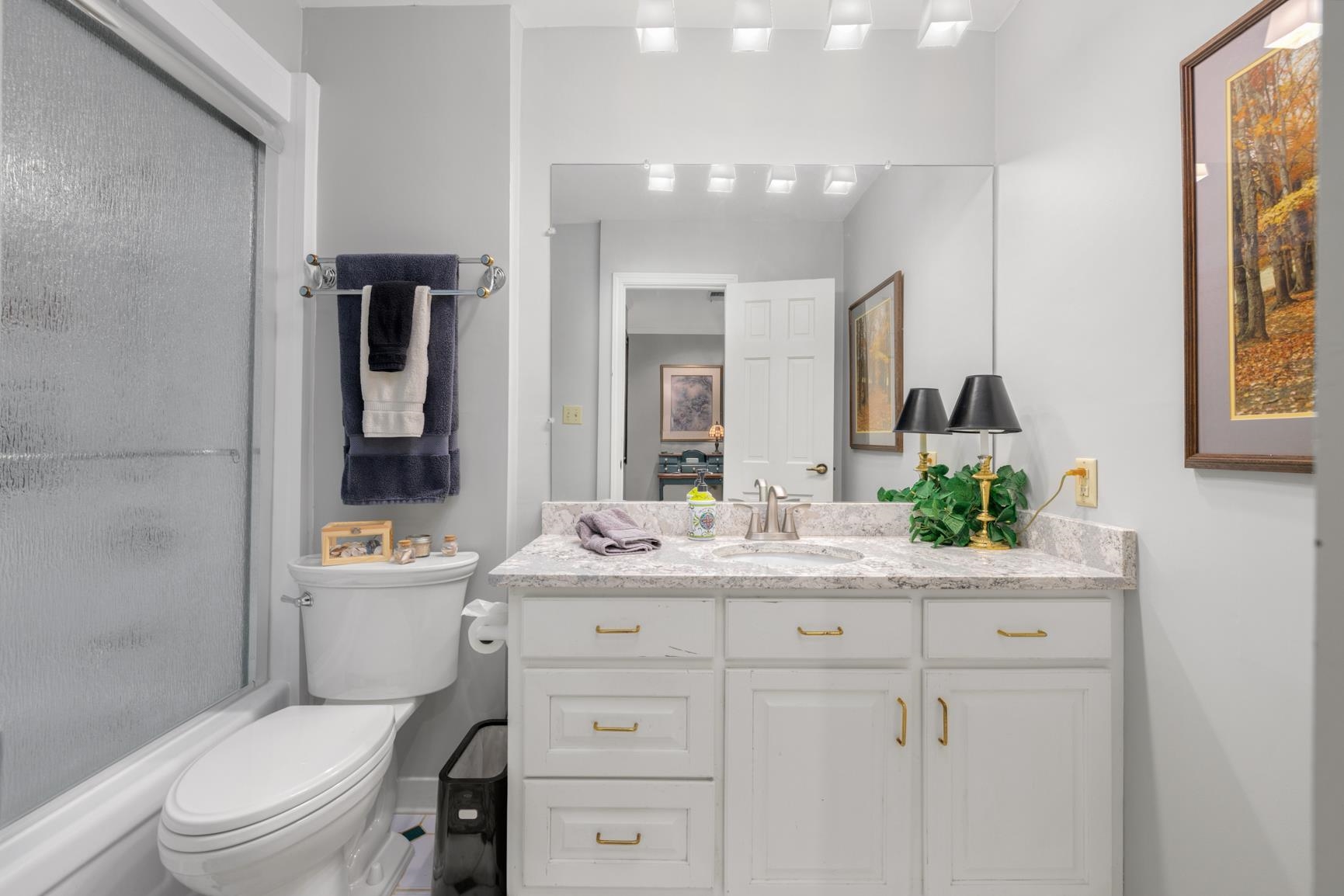 120 Blueberry Road Eads, TN 38028 - Photo 29 of 35 Recently updated with new countertop, faucet and shower/tub combo, tile floor.
