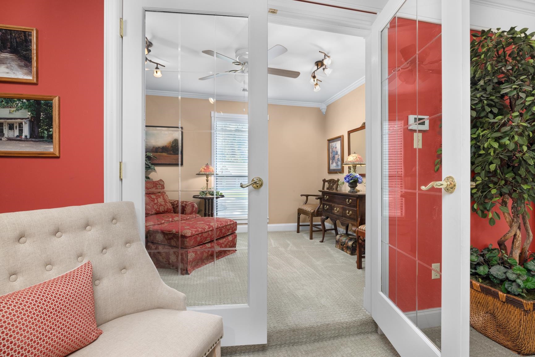 120 Blueberry Road Eads, TN 38028 - Photo 10 of 35 If you like to curl up with a good book in small spaces this is your space. Tucked away, quiet, great lighting, with french doors. It's made for you!