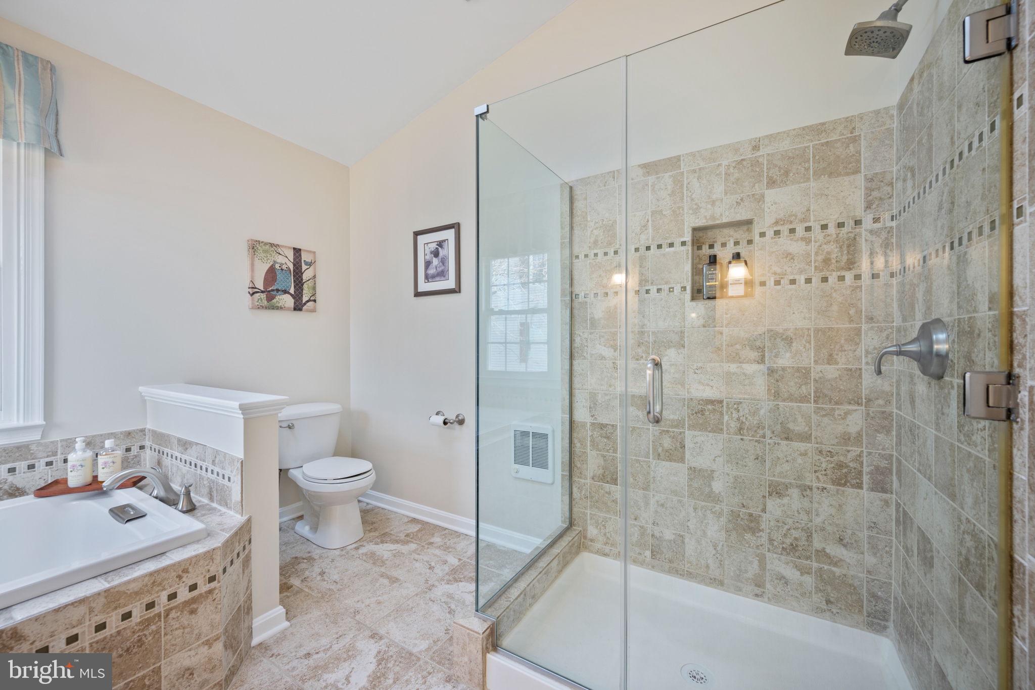 4310 Necker Avenue Nottingham, MD 21236 - Photo 27 of 56 a bathroom with a sink a toilet and shower