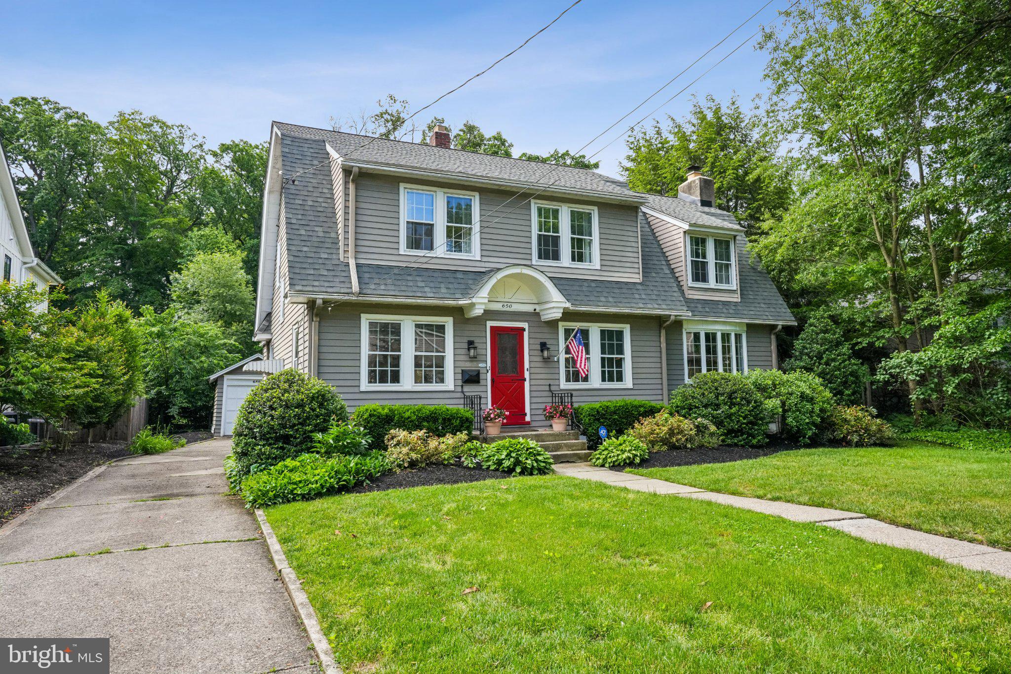 650 Maple Avenue Haddonfield, NJ 08033 - Photo 2 of 31 Charming home with lush greenery.