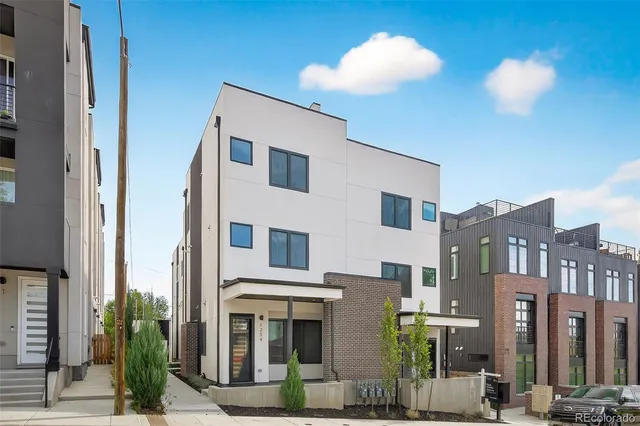 a view of a building with a street