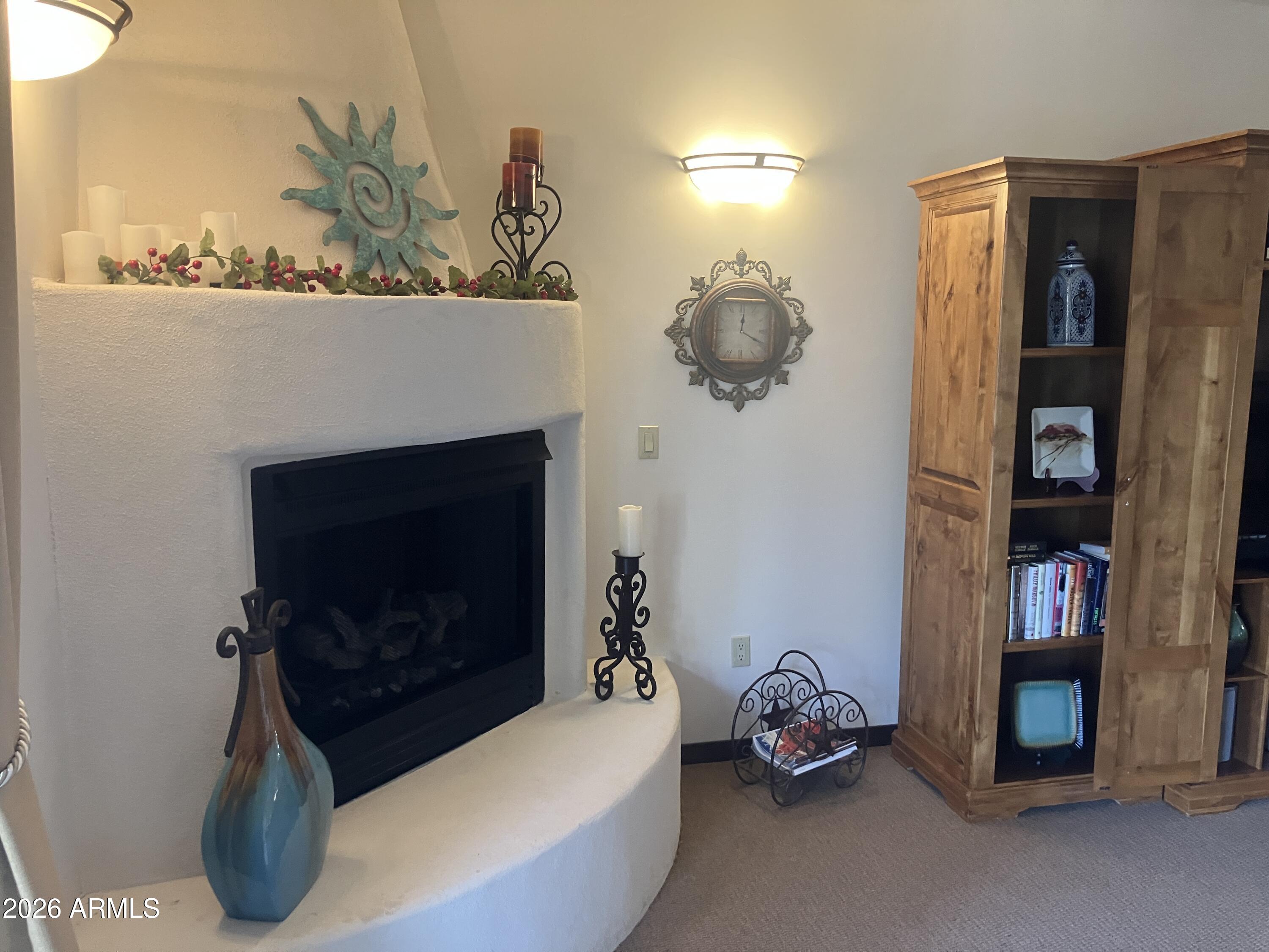 36601 North Mule Train Road, Unit 15A Carefree, AZ 85377 - Photo 11 of 31 Fireplace