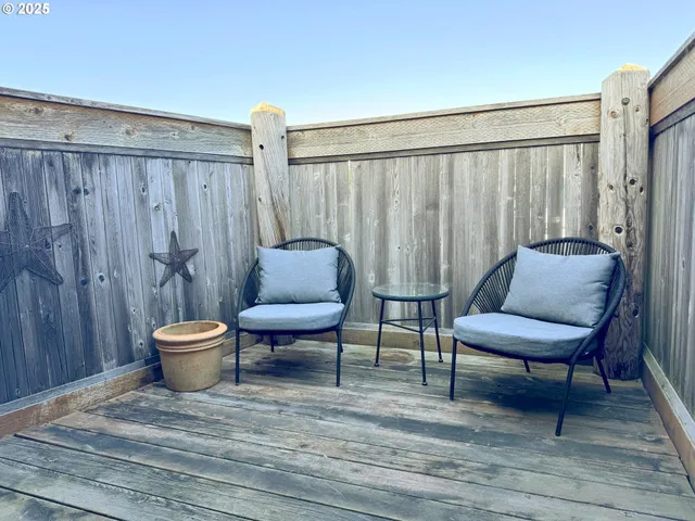 a open area with a yard