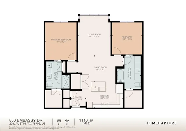 $628,000 | 800 Embassy Drive, Unit 229, Austin, TX 78702