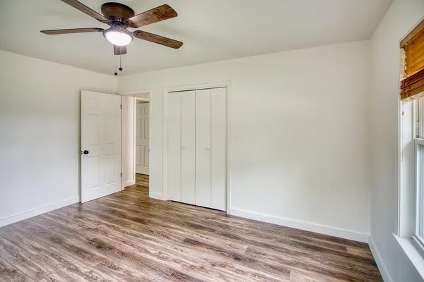 wooden floor in an empty room