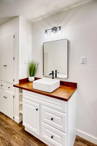 a view of an empty room