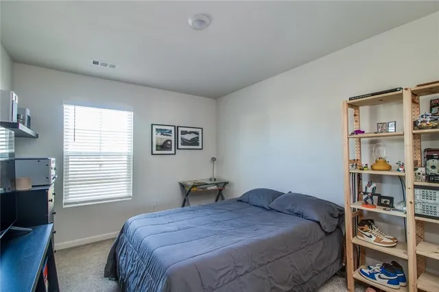 a view of a park with slide