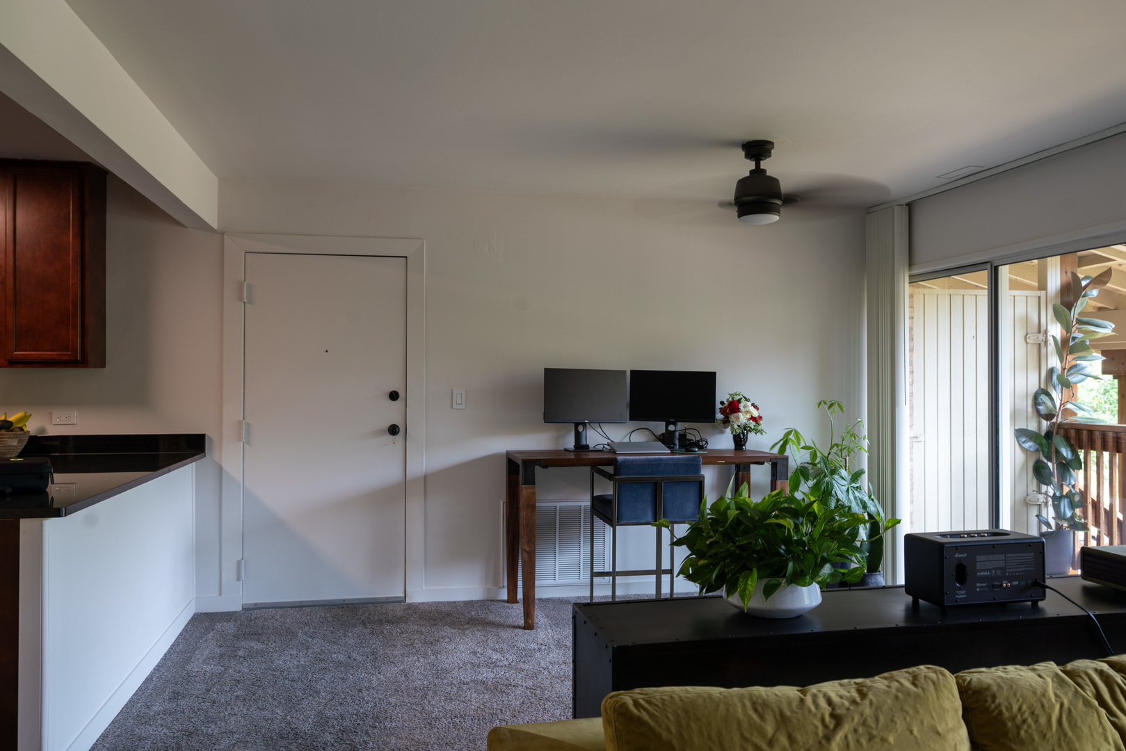 5880 Forest View Road, Unit F Lisle, IL 60532 - Photo 6 of 39 a living room with furniture and a flat screen tv
