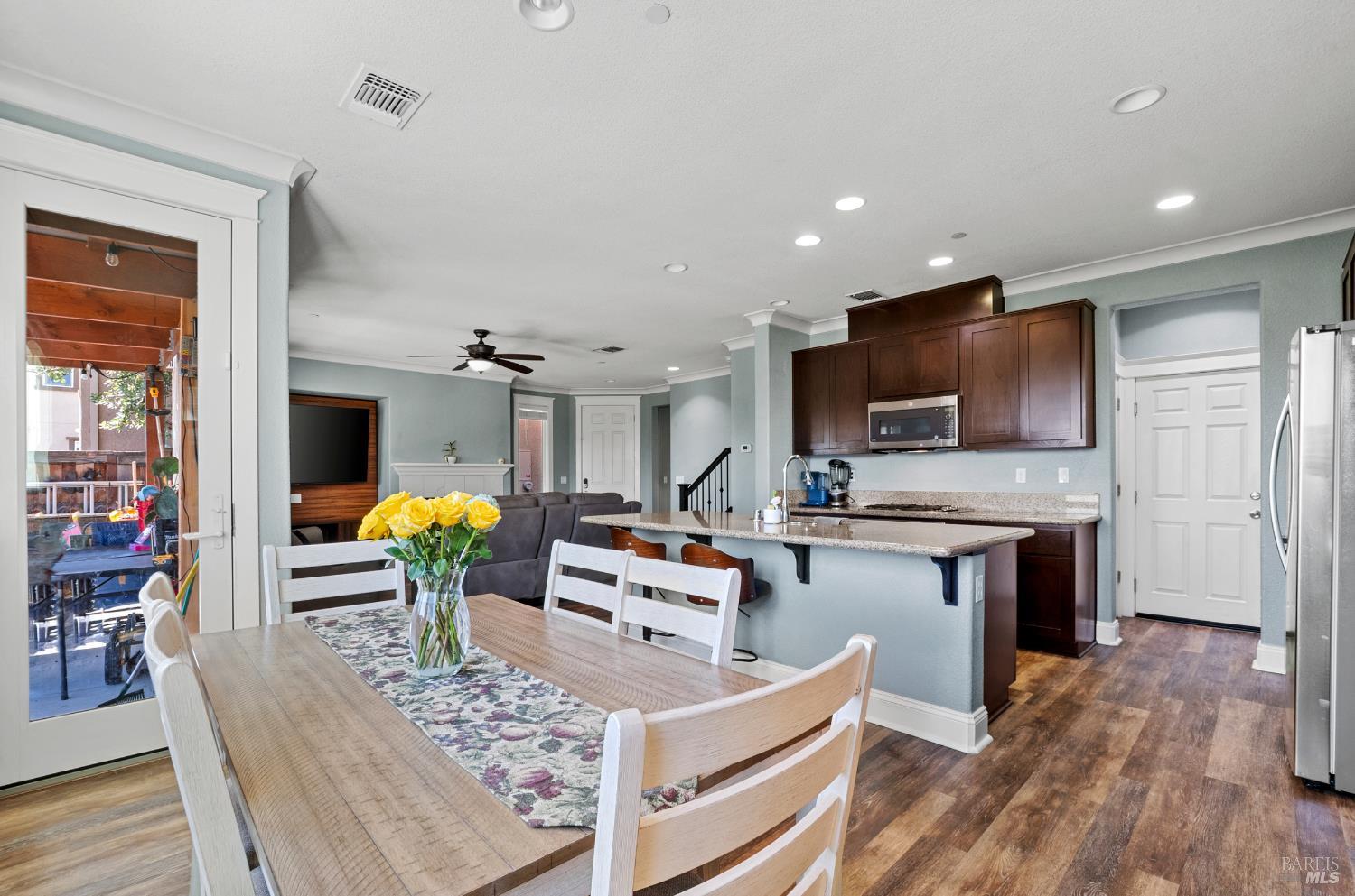 5311 Gramercy Circle Fairfield, CA 94533 - Photo 11 of 43 a living room with fireplace furniture and a flat screen tv