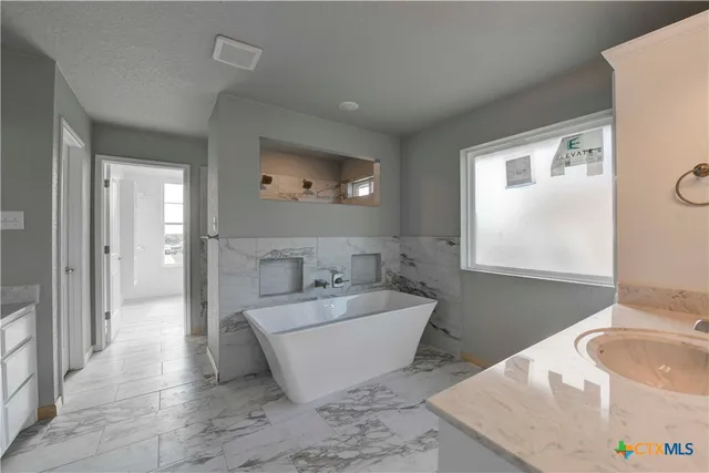 a view of a fireplace