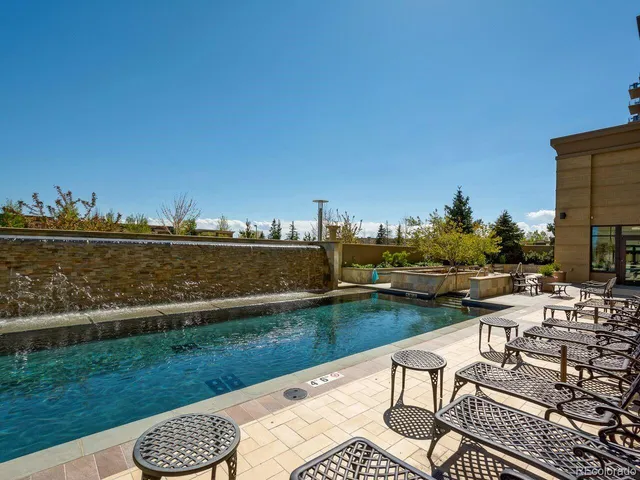 a view of a terrace with chairs