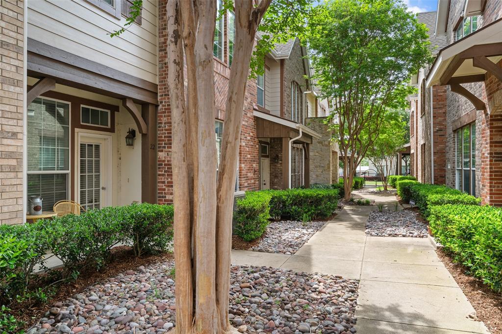 1600 Abrams Road, Unit 22 Dallas, TX 75214 - Photo 31 of 38 a view of a pathway both side of the house