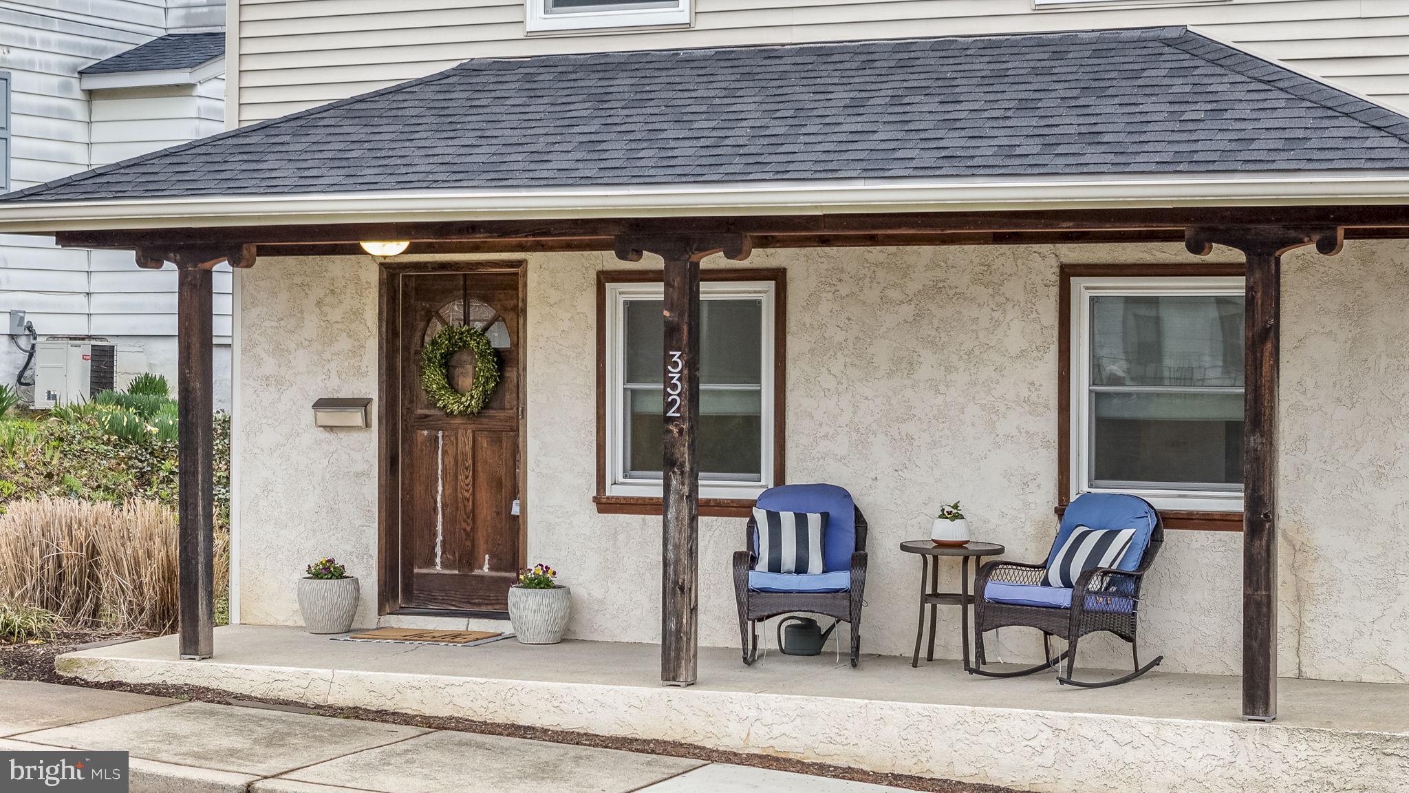 332 North Cedar Street Lititz, PA 17543 - Photo 27 of 30 a front view of a house with outdoor seating