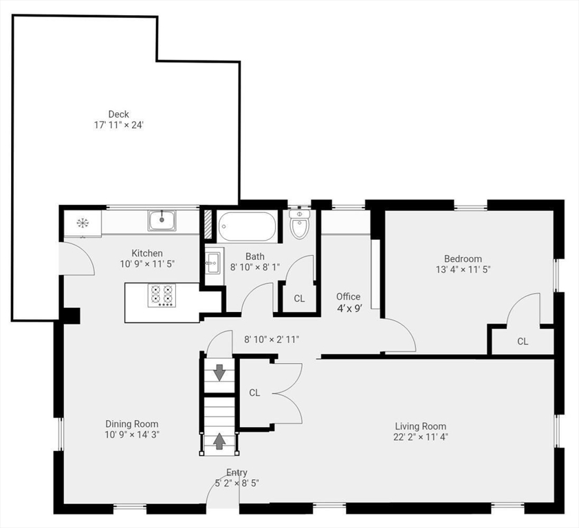 10 Wolcott Street Wakefield, MA 01880 - Photo 20 of 42 a picture of a floor plan