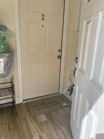 a view of an entryway with staircase