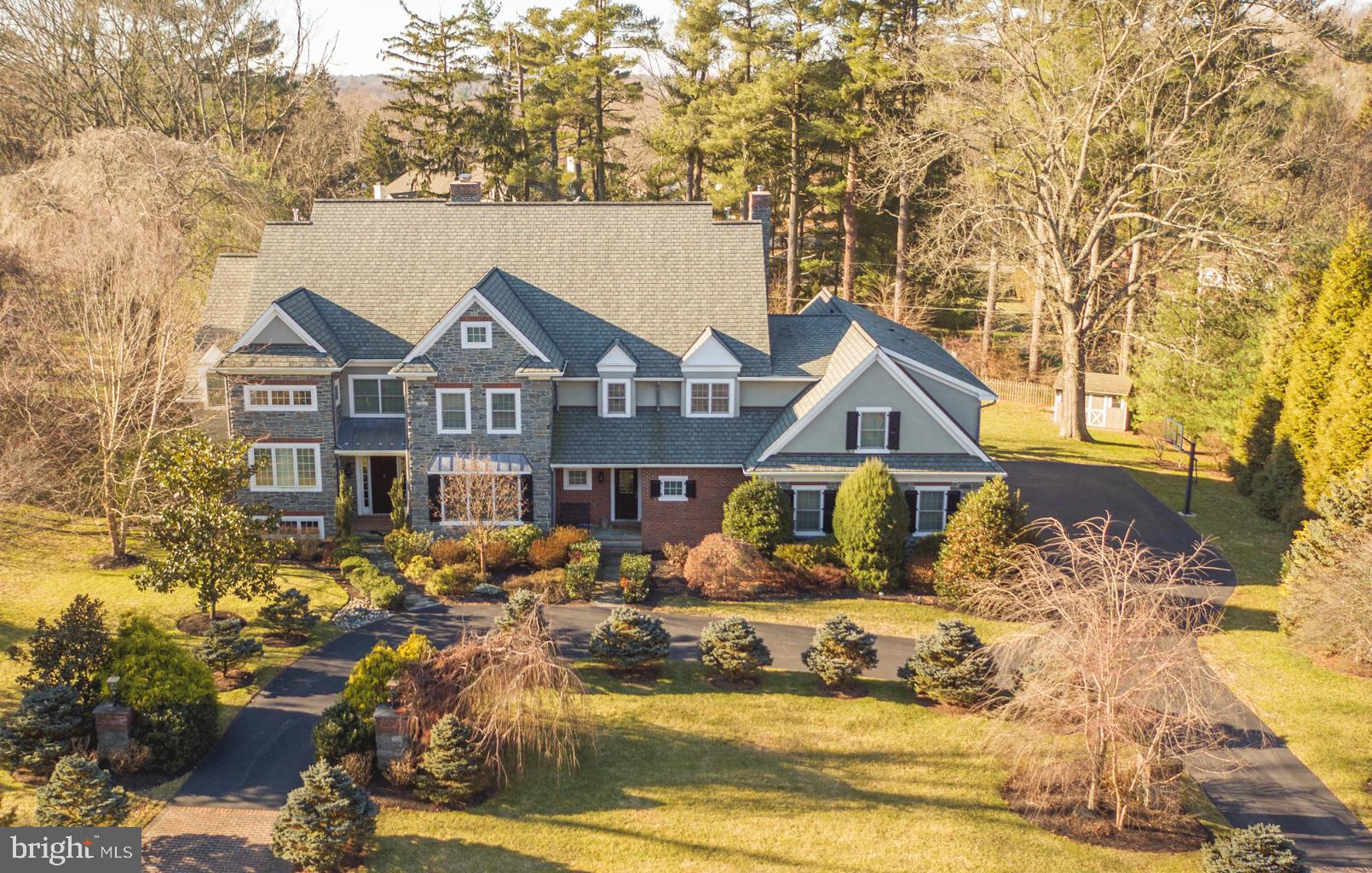 904 Wootton Road Bryn Mawr, PA 19010 - Photo 3 of 38 Exquisite Stone manor home