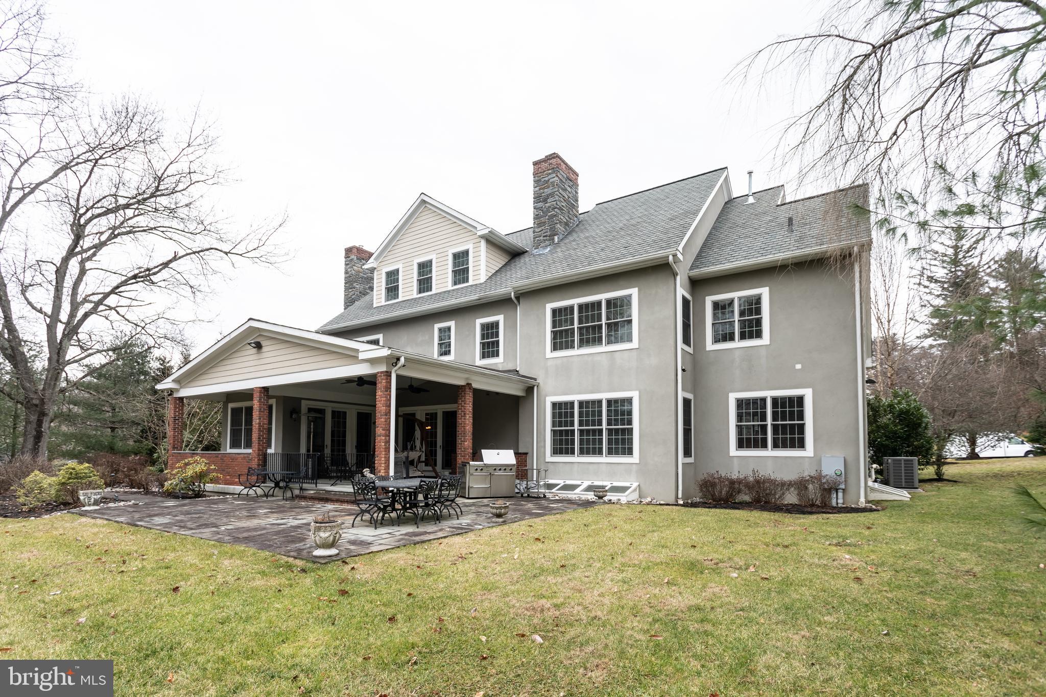 904 Wootton Road Bryn Mawr, PA 19010 - Photo 38 of 38 Exterior rear with slate patio