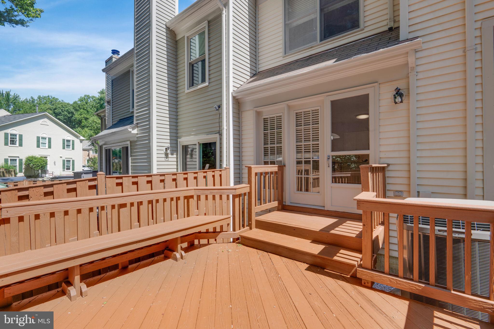 7267 Olde Lantern Way Springfield, VA 22152 - Photo 45 of 52 a view of a house with wooden deck