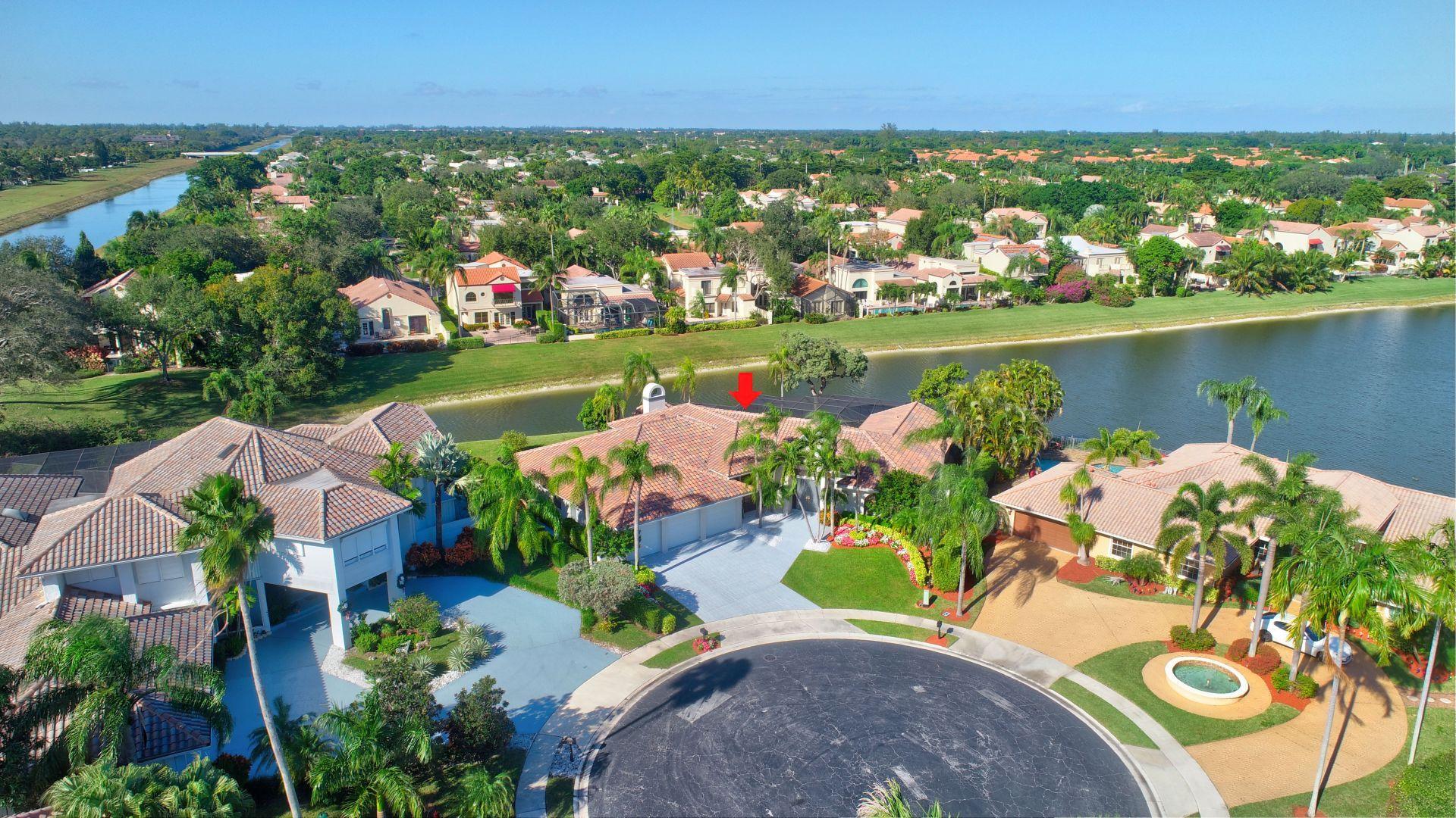 7287 Sidonia Court Boca Raton, FL 33433 - Photo 37 of 40 50_aerial culdesac