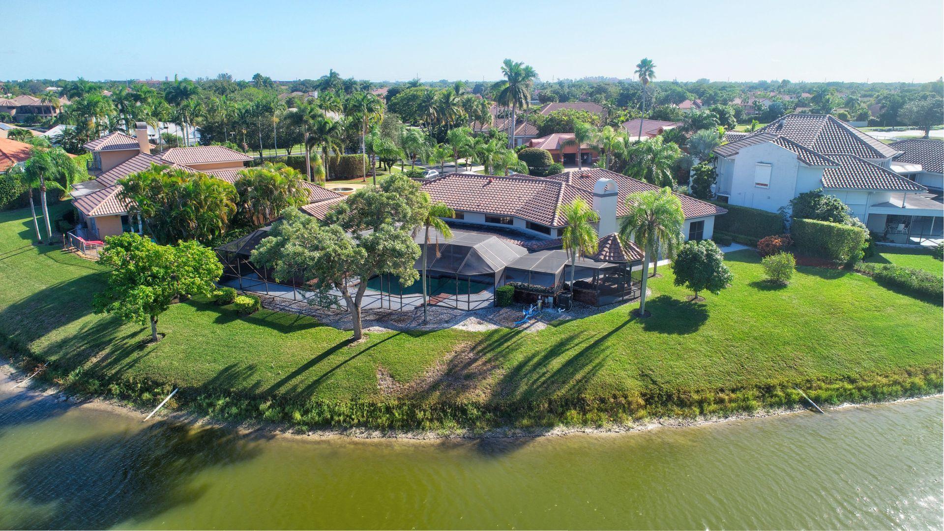 7287 Sidonia Court Boca Raton, FL 33433 - Photo 38 of 40 52_aerial back