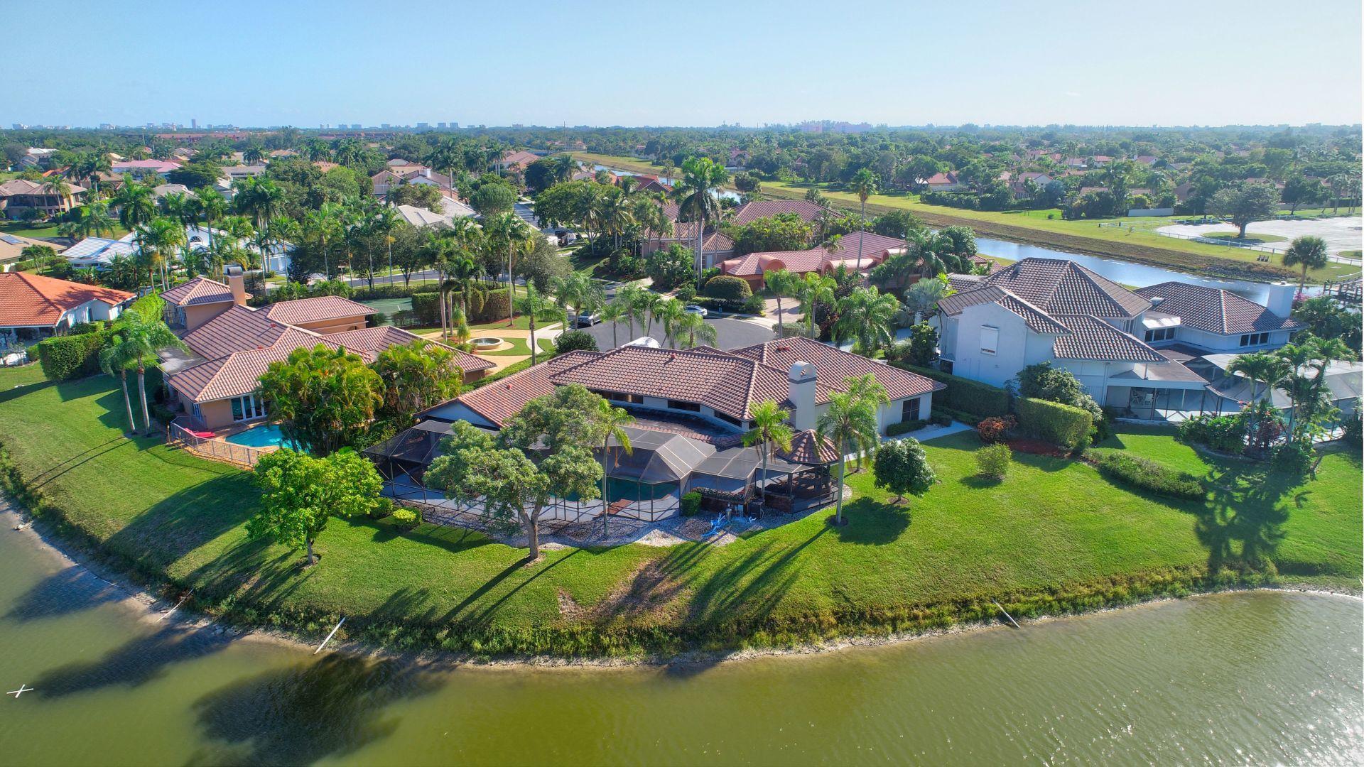 7287 Sidonia Court Boca Raton, FL 33433 - Photo 39 of 40 53_aerial back2