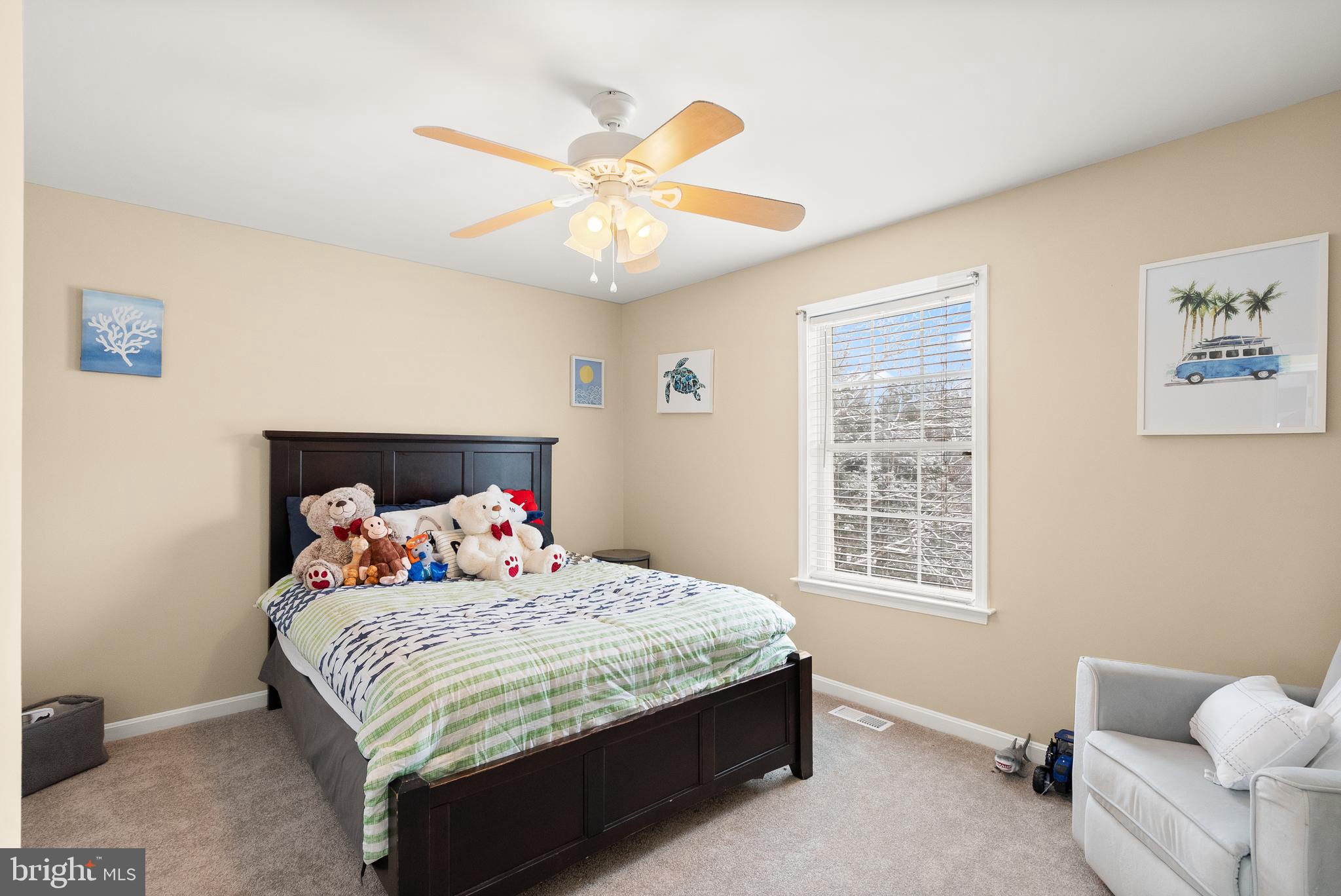 10757 Shenandoah Path Catlett, VA 20119 - Photo 39 of 55 a bedroom with a bed and a chandelier