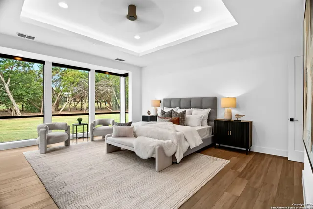 a view of an empty room with empty racks