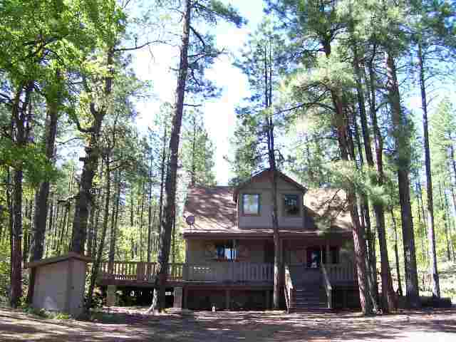 195 East Woodland Lake Road Pinetop, AZ 85935 - Photo 1 of 5 a view of a building and a trees