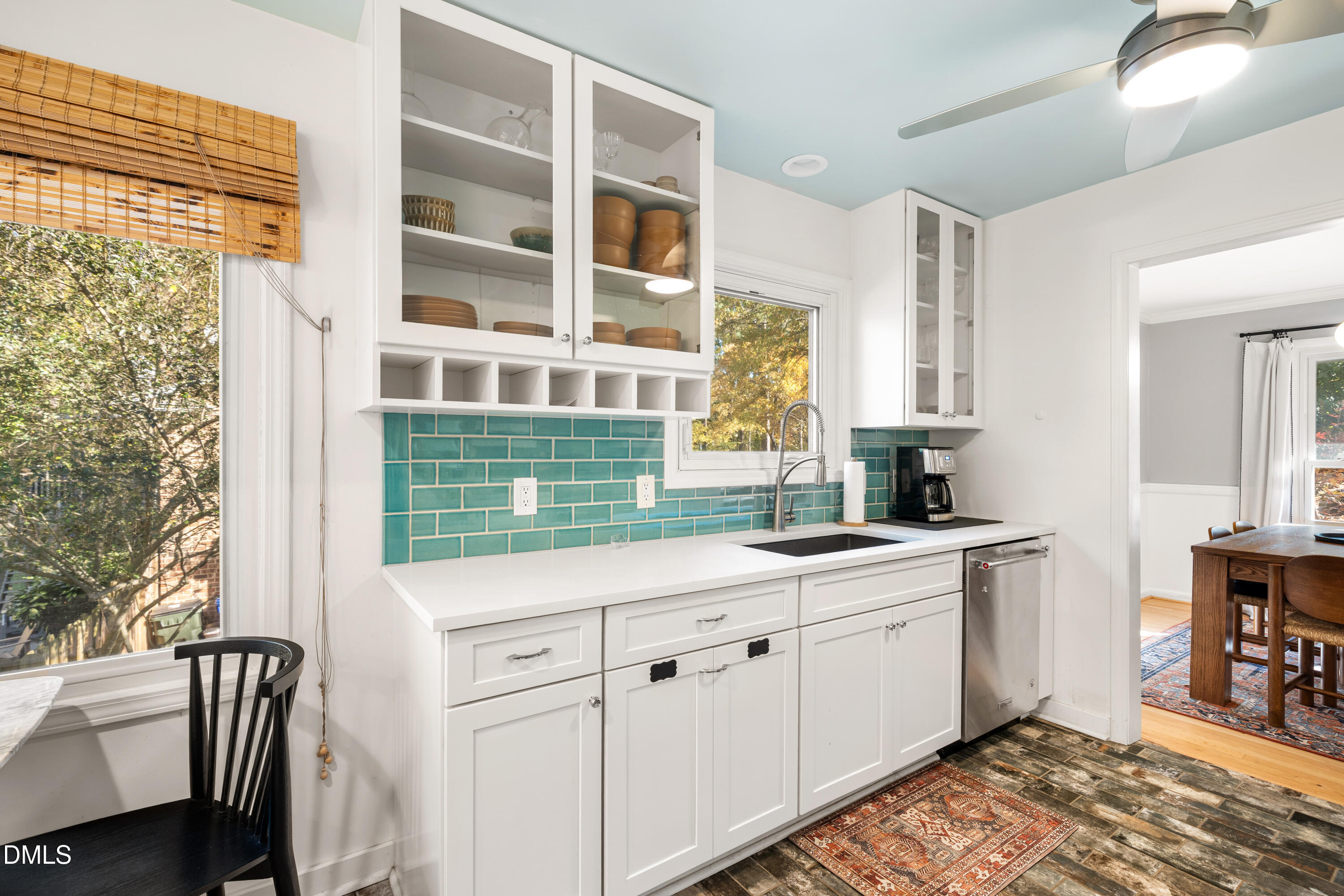 1801 Fountain Ridge Road Chapel Hill, NC 27517 - Photo 15 of 50 a kitchen with a sink and a window