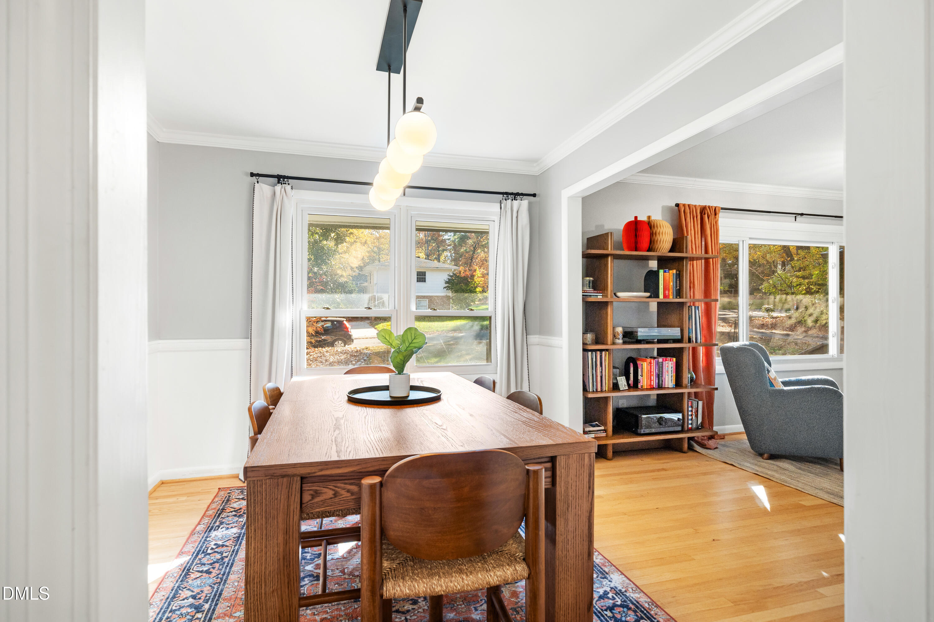 1801 Fountain Ridge Road Chapel Hill, NC 27517 - Photo 28 of 50 a view of a dining room with furniture and a window