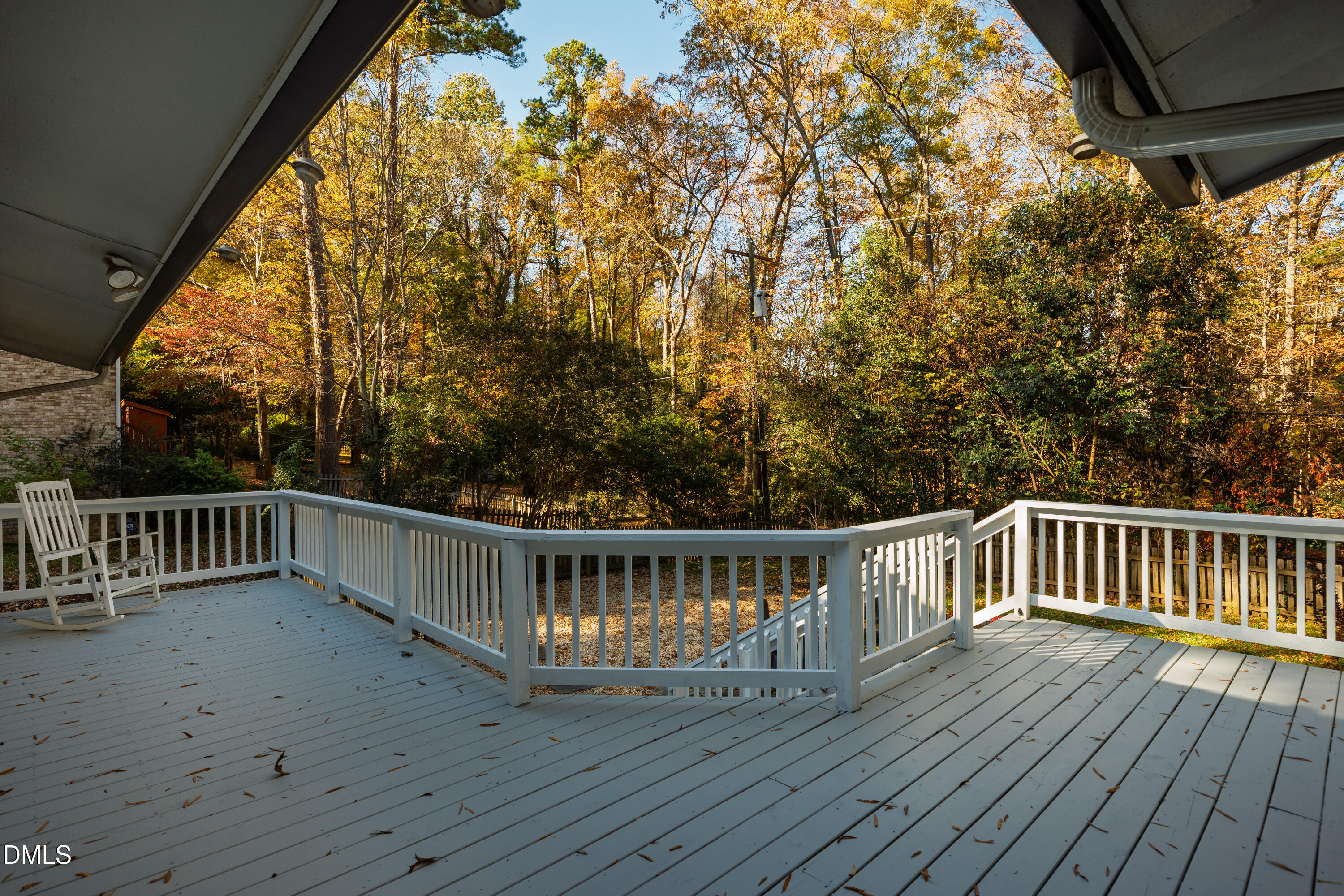1801 Fountain Ridge Road Chapel Hill, NC 27517 - Photo 39 of 50 a view of balcony with wooden floor