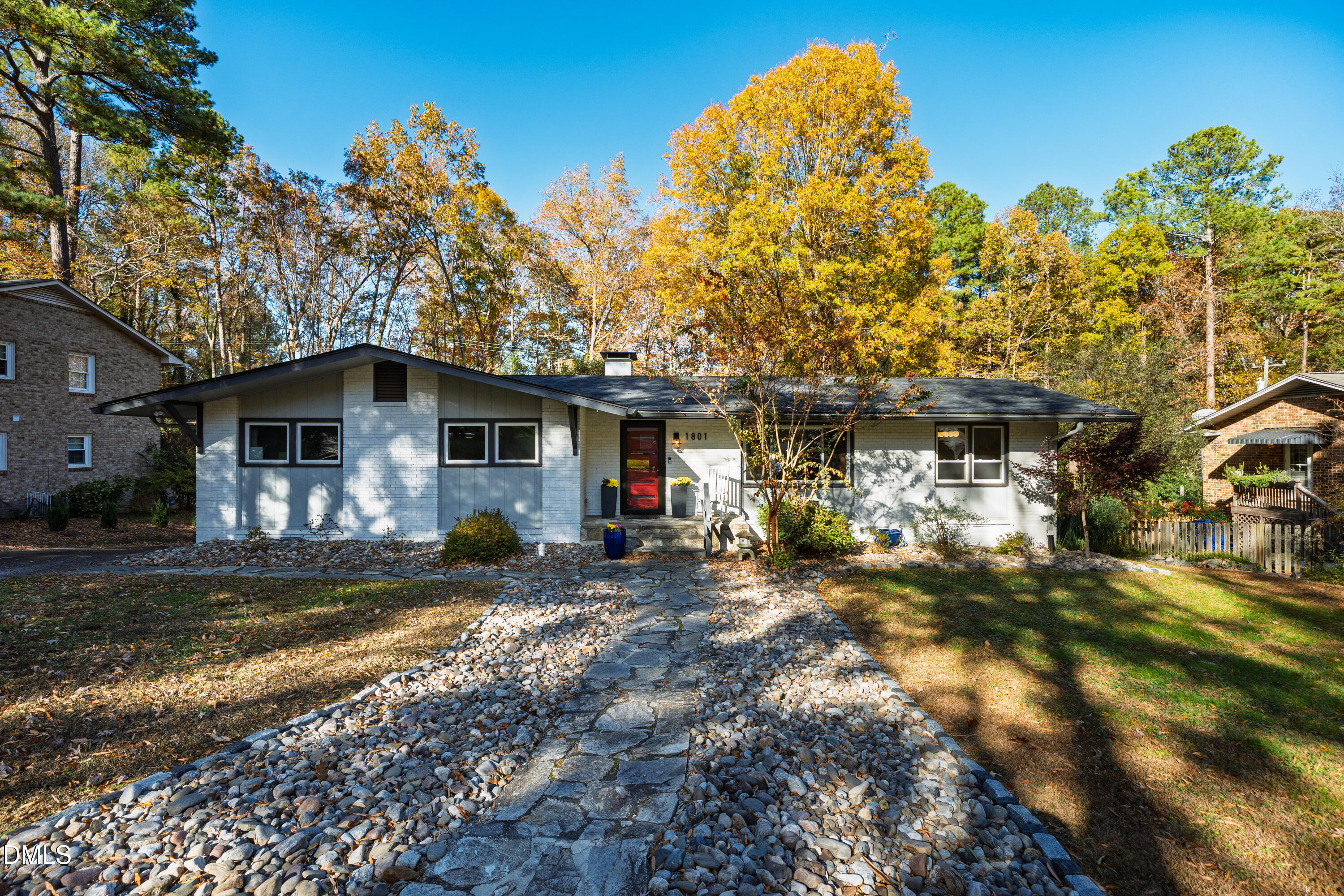 1801 Fountain Ridge Road Chapel Hill, NC 27517 - Photo 49 of 50 a view of a house with backyard