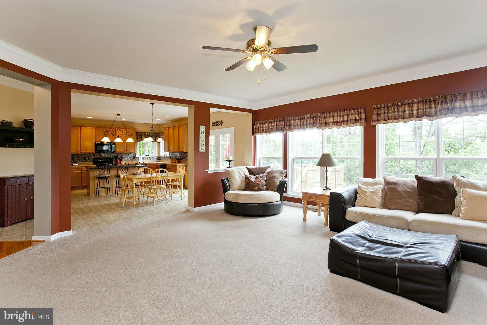 131 Holiday Road Cross Junction, VA 22625 - Photo 8 of 30 a living room with furniture and a floor to ceiling window