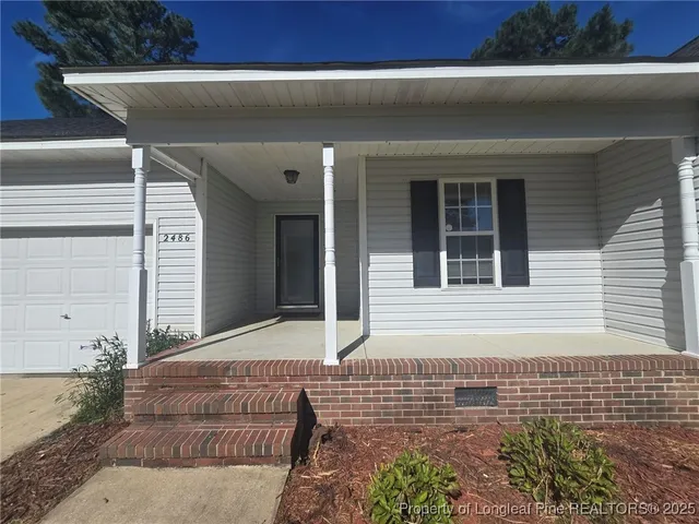 a view of a door of the house