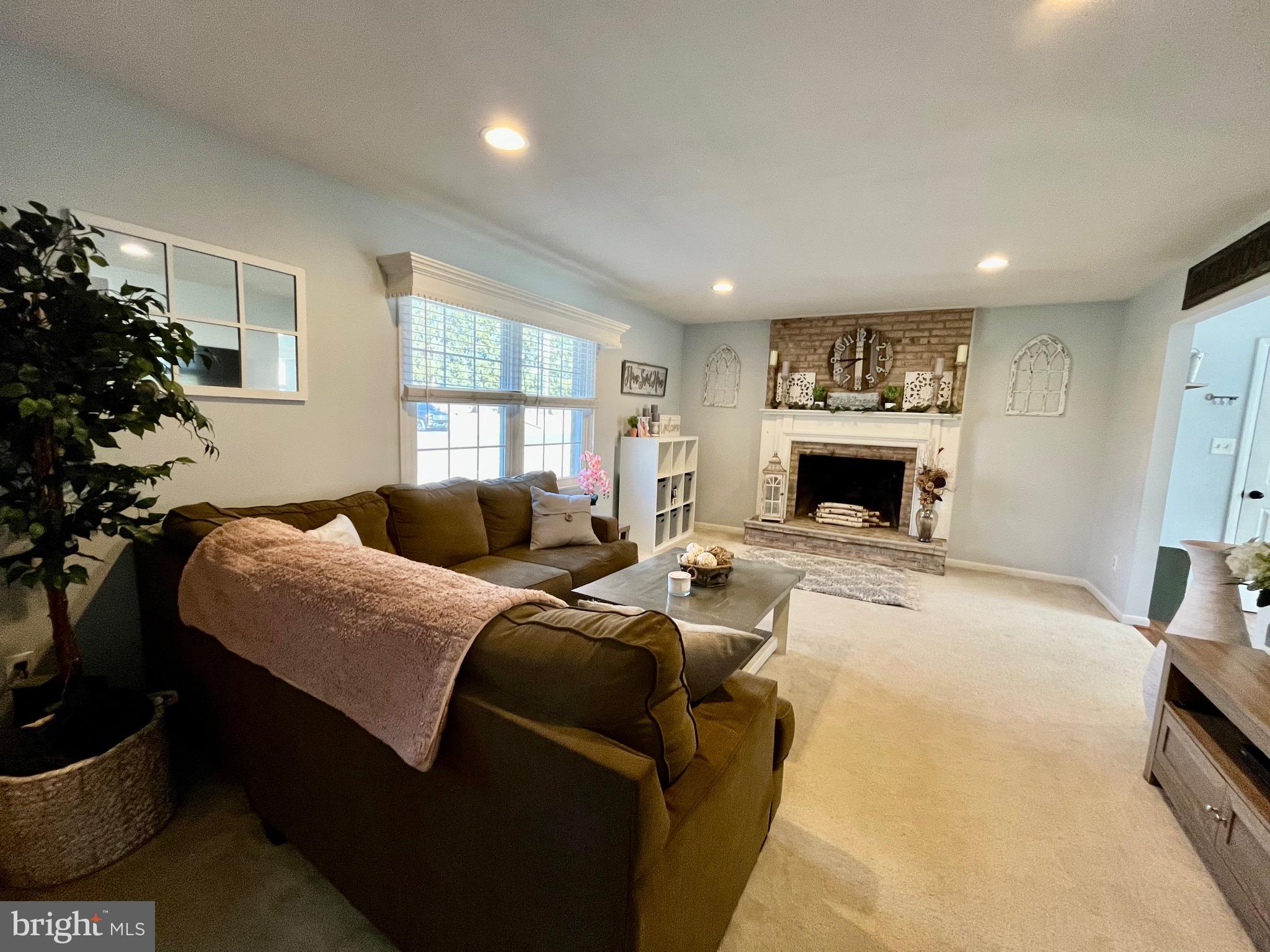 2047 Durham Road Fallston, MD 21047 - Photo 6 of 56 Living room w/ masonry fireplace