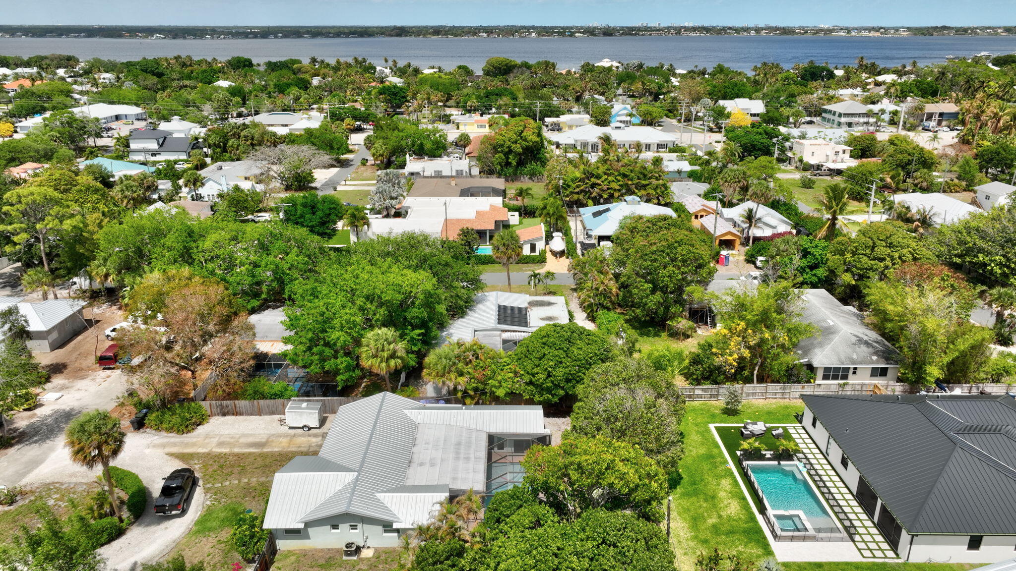 1040 Southeast 5th Street Stuart, FL 34996 - Photo 21 of 21 an aerial view of residential houses with outdoor space