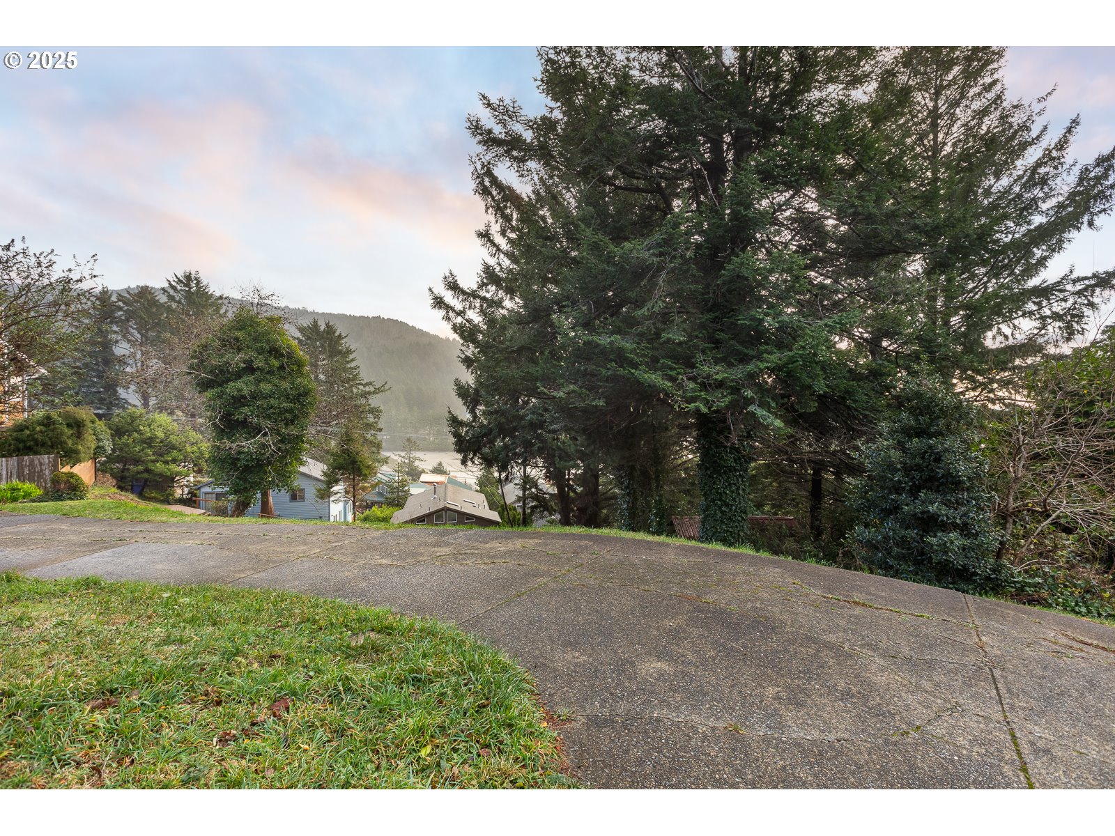 1701 East 3rd Street Yachats, OR 97498 - Photo 7 of 11 a view of a field with trees in the background