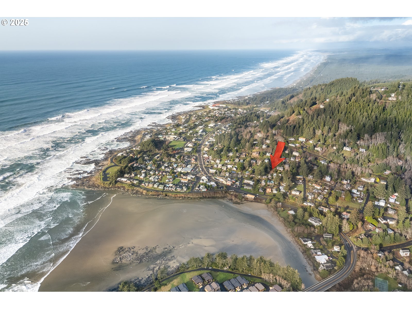 1701 East 3rd Street Yachats, OR 97498 - Photo 8 of 11 a view of ocean view with beach