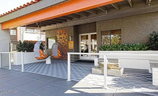 a view of outdoor space yard deck and living room