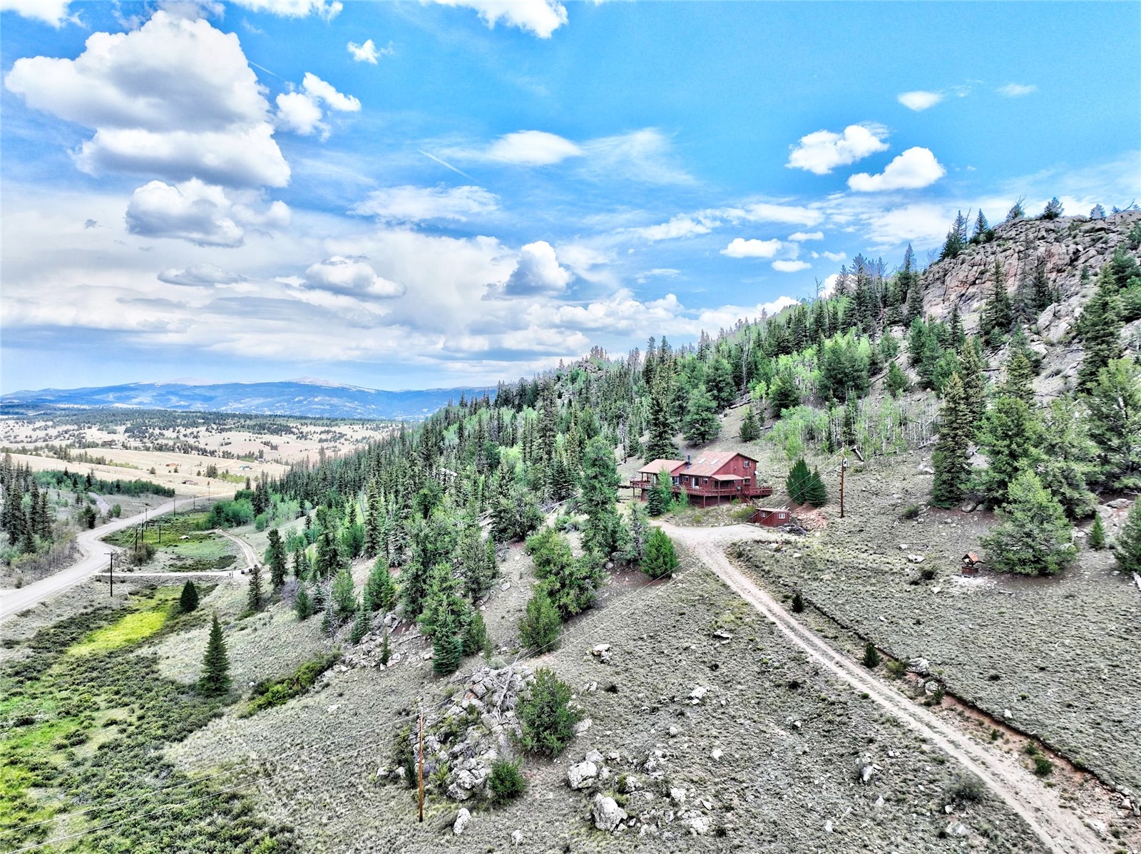 1722 Stagestop Road Jefferson, CO 80456 - Photo 18 of 26 a view of a yard with a tree
