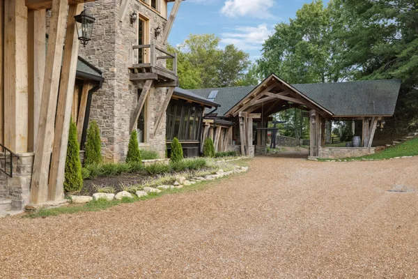 view of a house with a yard